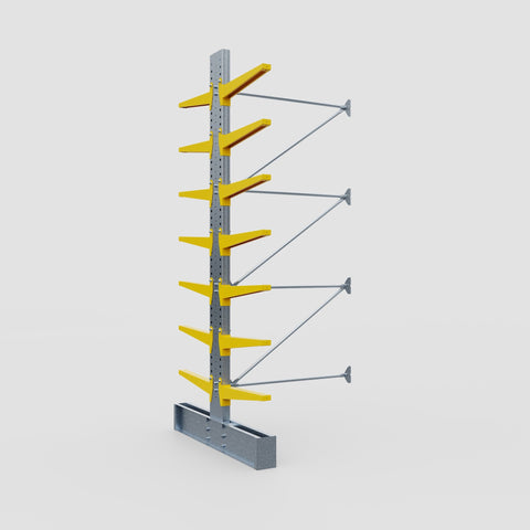 Cantilever Rack - Double Sided - Super Heavy Duty - Powder Coated - Add-On Bay - Height 4267mm