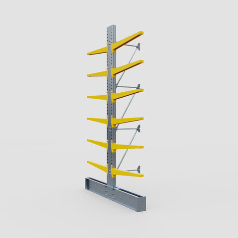 Cantilever Rack - Double Sided - Super Heavy Duty - Powder Coated - Add-On Bay - Height 4267mm
