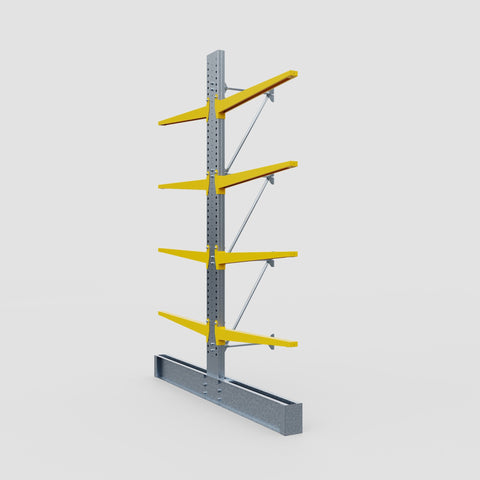 Cantilever Rack - Double Sided - Super Heavy Duty - Powder Coated - Add-On Bay - Height 4267mm