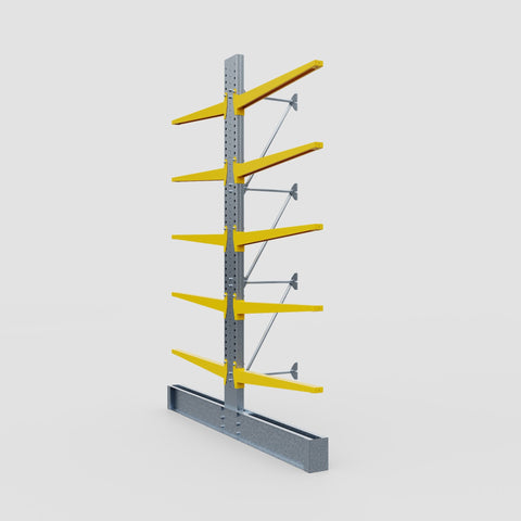 Cantilever Rack - Double Sided - Super Heavy Duty - Powder Coated - Add-On Bay - Height 4267mm