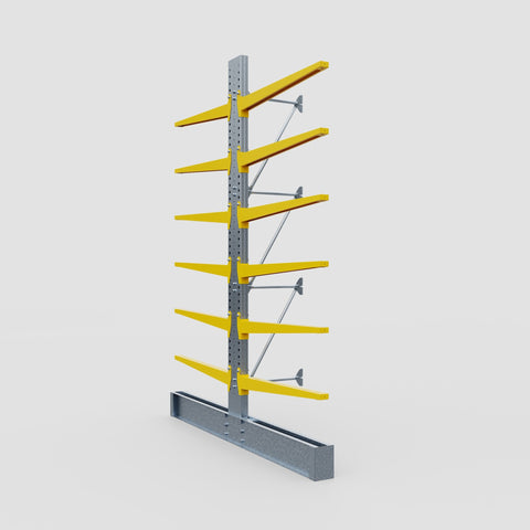Cantilever Rack - Double Sided - Super Heavy Duty - Powder Coated - Add-On Bay - Height 4267mm