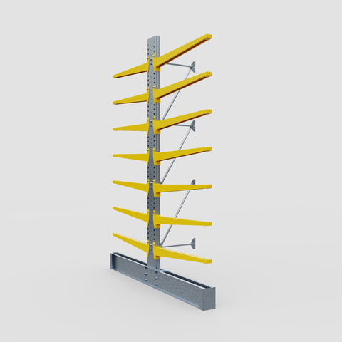 Cantilever Rack - Double Sided - Super Heavy Duty - Powder Coated - Add-On Bay - Height 4267mm
