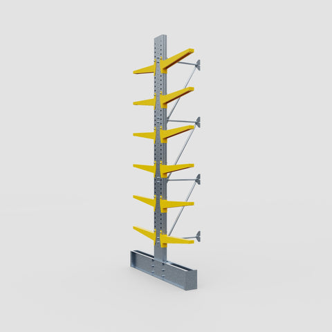 Cantilever Rack - Double Sided - Super Heavy Duty - Powder Coated - Add-On Bay - Height 4267mm