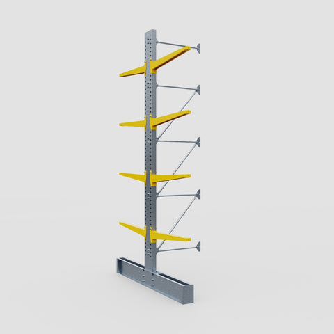 Cantilever Rack - Double Sided - Super Heavy Duty - Powder Coated - Add-On Bay - Height 4877mm