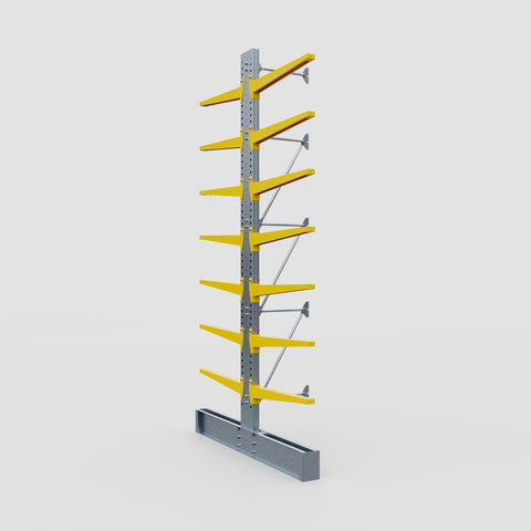 Cantilever Rack - Double Sided - Super Heavy Duty - Powder Coated - Add-On Bay - Height 4877mm