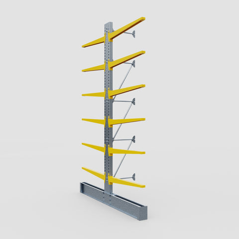 Cantilever Rack - Double Sided - Super Heavy Duty - Powder Coated - Add-On Bay - Height 4877mm