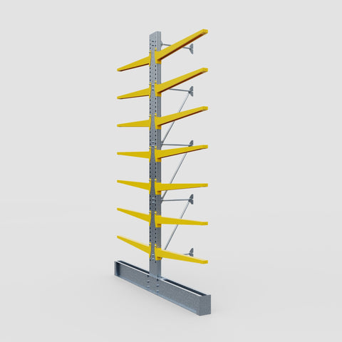 Cantilever Rack - Double Sided - Super Heavy Duty - Powder Coated - Add-On Bay - Height 4877mm