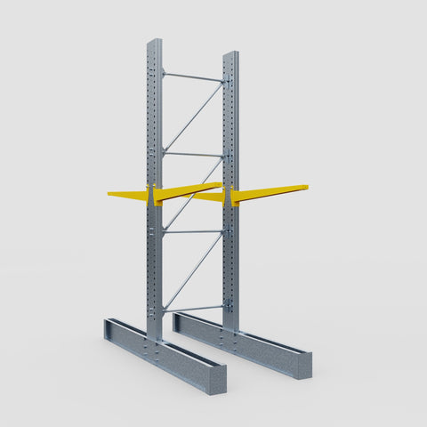Cantilever Rack - Double Sided - Super Heavy Duty - Powder Coated - Full Bay - Height 4267mm