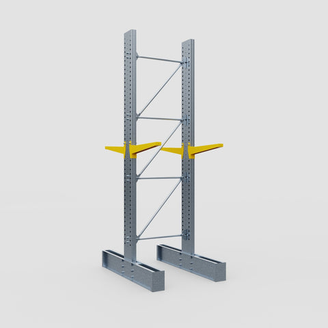 Cantilever Rack - Double Sided - Super Heavy Duty - Powder Coated - Full Bay - Height 4267mm