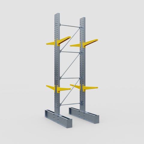 Cantilever Rack - Double Sided - Super Heavy Duty - Powder Coated - Full Bay - Height 4267mm
