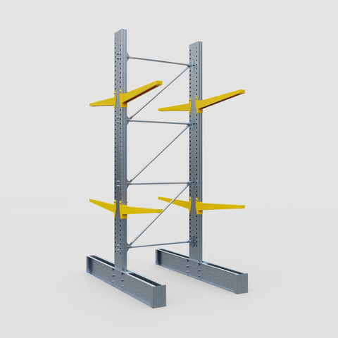 Cantilever Rack - Double Sided - Super Heavy Duty - Powder Coated - Full Bay - Height 4267mm