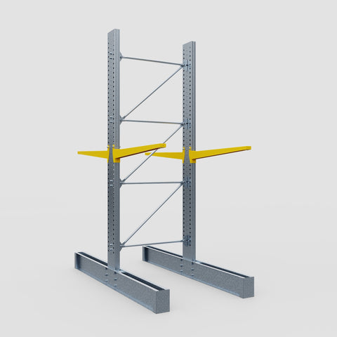 Cantilever Rack - Double Sided - Super Heavy Duty - Powder Coated - Full Bay - Height 4267mm