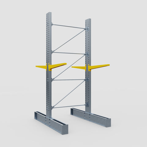 Cantilever Rack - Double Sided - Super Heavy Duty - Powder Coated - Full Bay - Height 4267mm