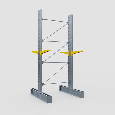 Cantilever Rack - Double Sided - Super Heavy Duty - Powder Coated - Full Bay - Height 4267mm