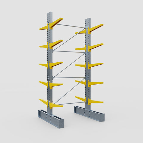 Cantilever Rack - Double Sided - Super Heavy Duty - Powder Coated - Full Bay - Height 4267mm