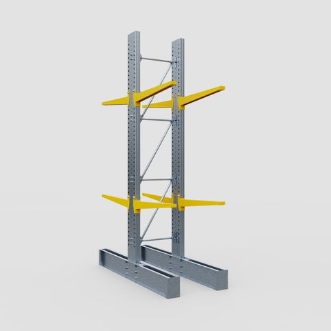 Cantilever Rack - Double Sided - Super Heavy Duty - Powder Coated - Full Bay - Height 4267mm