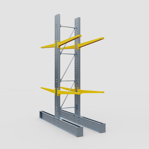 Cantilever Rack - Double Sided - Super Heavy Duty - Powder Coated - Full Bay - Height 4267mm