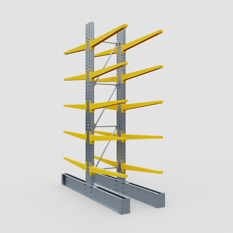 Cantilever Rack - Double Sided - Super Heavy Duty - Powder Coated - Full Bay - Height 4267mm
