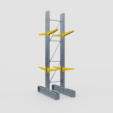 Cantilever Rack - Double Sided - Super Heavy Duty - Powder Coated - Full Bay - Height 4267mm