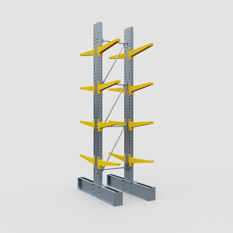 Cantilever Rack - Double Sided - Super Heavy Duty - Powder Coated - Full Bay - Height 4267mm