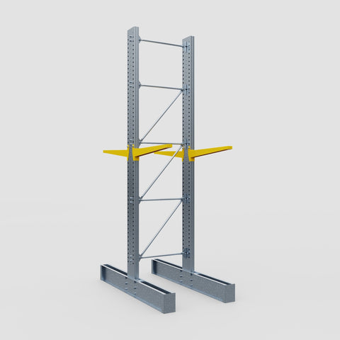 Cantilever Rack - Double Sided - Super Heavy Duty - Powder Coated - Full Bay - Height 4877mm