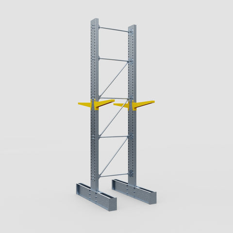 Cantilever Rack - Double Sided - Super Heavy Duty - Powder Coated - Full Bay - Height 4877mm