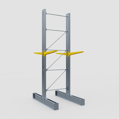 Cantilever Rack - Double Sided - Super Heavy Duty - Powder Coated - Full Bay - Height 4877mm