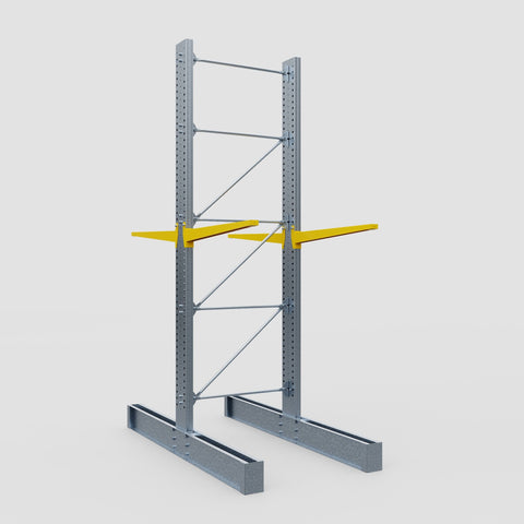 Cantilever Rack - Double Sided - Super Heavy Duty - Powder Coated - Full Bay - Height 4877mm