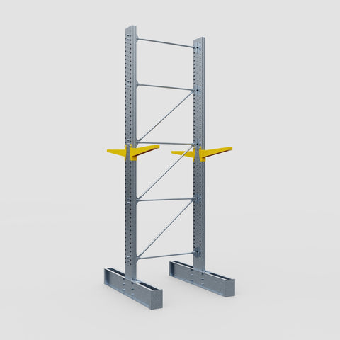 Cantilever Rack - Double Sided - Super Heavy Duty - Powder Coated - Full Bay - Height 4877mm