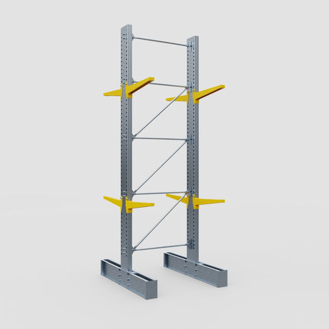 Cantilever Rack - Double Sided - Super Heavy Duty - Powder Coated - Full Bay - Height 4877mm