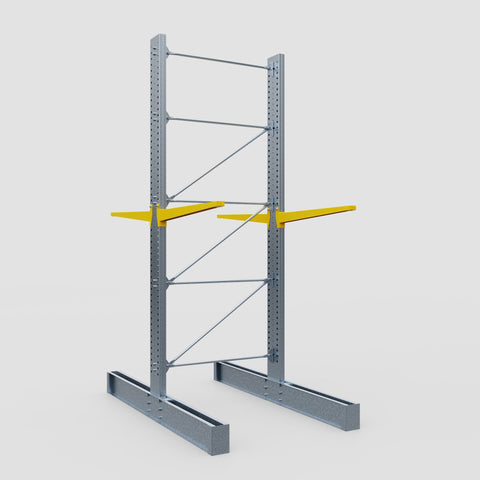 Cantilever Rack - Double Sided - Super Heavy Duty - Powder Coated - Full Bay - Height 4877mm