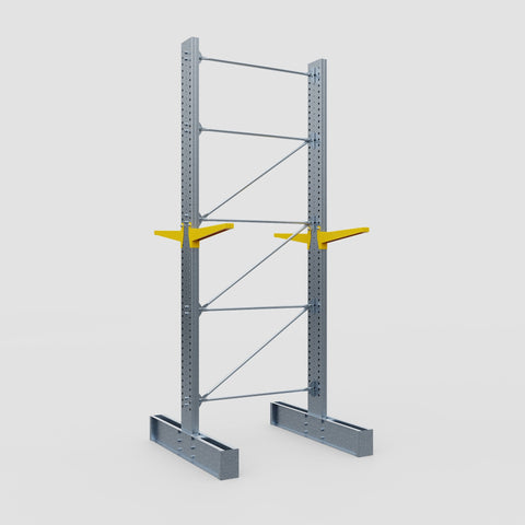 Cantilever Rack - Double Sided - Super Heavy Duty - Powder Coated - Full Bay - Height 4877mm