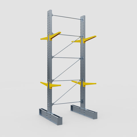 Cantilever Rack - Double Sided - Super Heavy Duty - Powder Coated - Full Bay - Height 4877mm