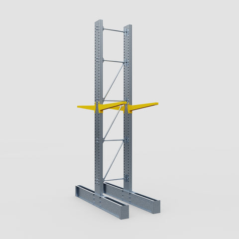 Cantilever Rack - Double Sided - Super Heavy Duty - Powder Coated - Full Bay - Height 4877mm