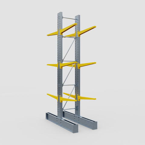 Cantilever Rack - Double Sided - Super Heavy Duty - Powder Coated - Full Bay - Height 4877mm