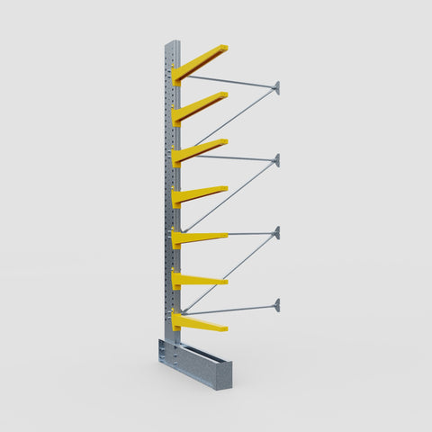Cantilever Rack - Single Sided - Super Heavy Duty - Powder Coated - Add-On Bay - Height 4267mm