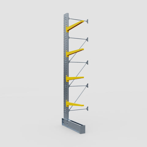 Cantilever Rack - Single Sided - Super Heavy Duty - Powder Coated - Add-On Bay - Height 4877mm