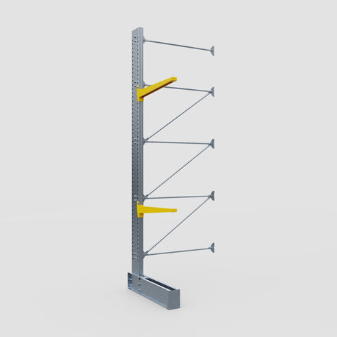 Cantilever Rack - Single Sided - Super Heavy Duty - Powder Coated - Add-On Bay - Height 4877mm