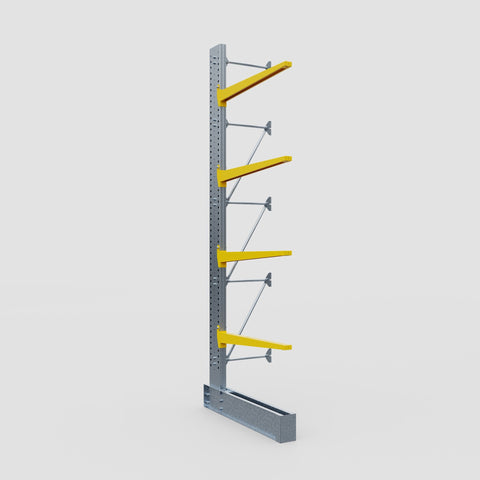 Cantilever Rack - Single Sided - Super Heavy Duty - Powder Coated - Add-On Bay - Height 4877mm