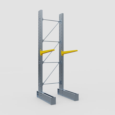 Cantilever Rack - Single Sided - Super Heavy Duty - Powder Coated - Full Bay - Height 4267mm