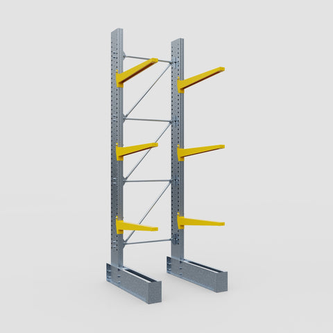 Cantilever Rack - Single Sided - Super Heavy Duty - Powder Coated - Full Bay - Height 4267mm