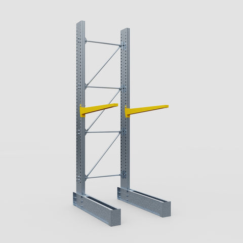 Cantilever Rack - Single Sided - Super Heavy Duty - Powder Coated - Full Bay - Height 4267mm
