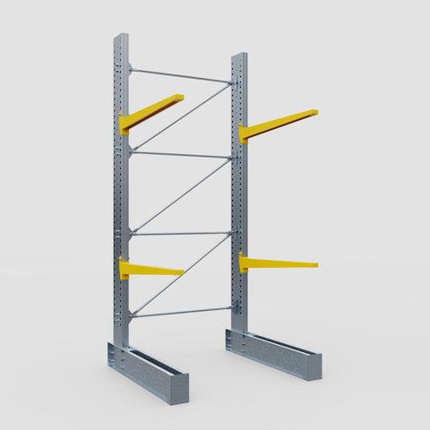 Cantilever Rack - Single Sided - Super Heavy Duty - Powder Coated - Full Bay - Height 4267mm