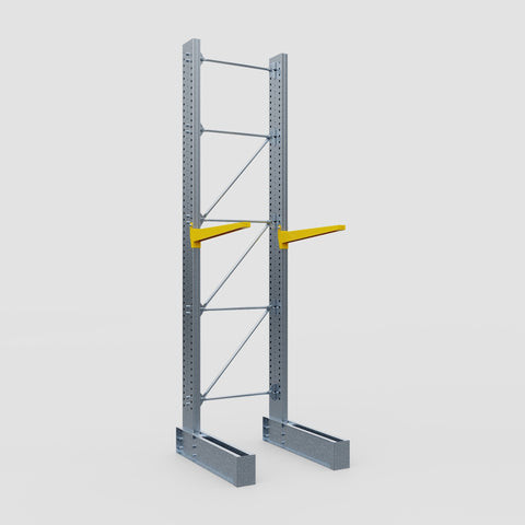 Cantilever Rack - Single Sided - Super Heavy Duty - Powder Coated - Full Bay - Height 4877mm
