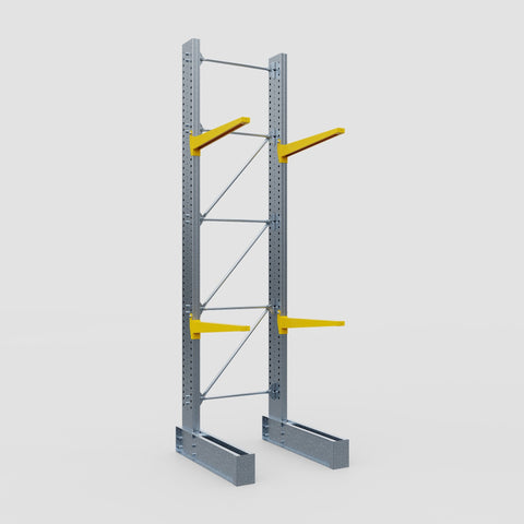 Cantilever Rack - Single Sided - Super Heavy Duty - Powder Coated - Full Bay - Height 4877mm