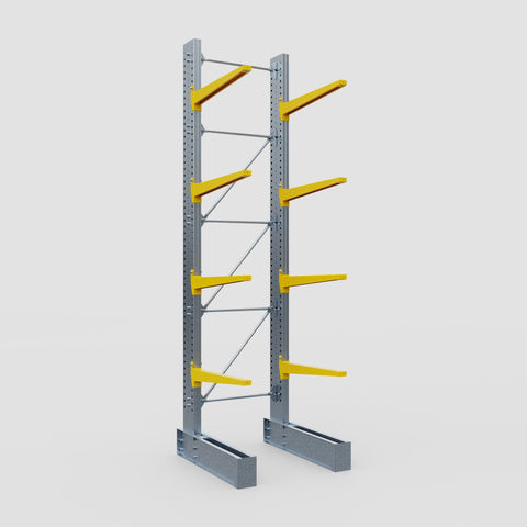 Cantilever Rack - Single Sided - Super Heavy Duty - Powder Coated - Full Bay - Height 4877mm