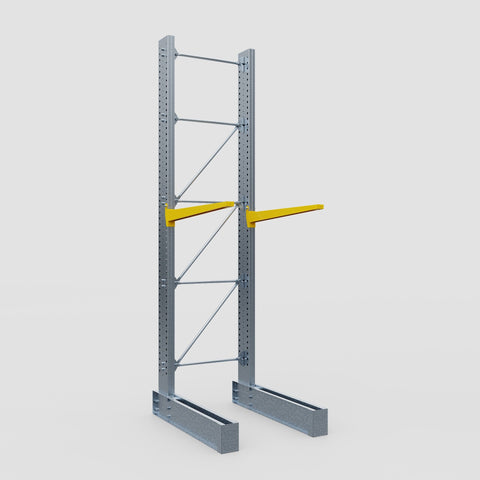 Cantilever Rack - Single Sided - Super Heavy Duty - Powder Coated - Full Bay - Height 4877mm