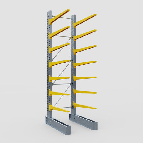 Cantilever Rack - Single Sided - Super Heavy Duty - Powder Coated - Full Bay - Height 4877mm