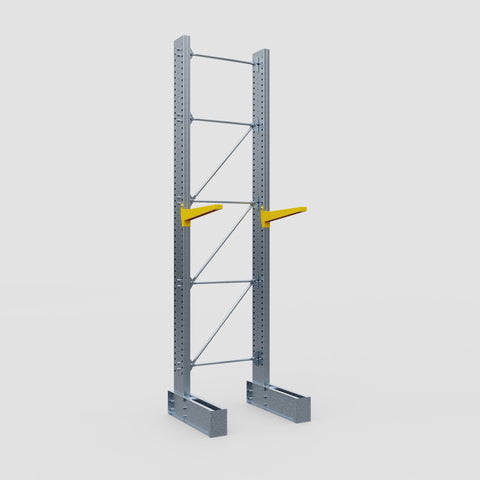 Cantilever Rack - Single Sided - Super Heavy Duty - Powder Coated - Full Bay - Height 4877mm