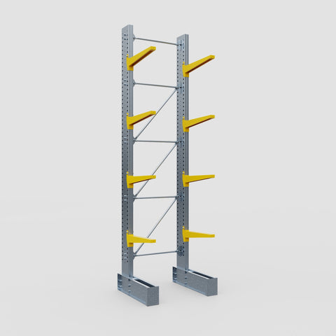 Cantilever Rack - Single Sided - Super Heavy Duty - Powder Coated - Full Bay - Height 4877mm